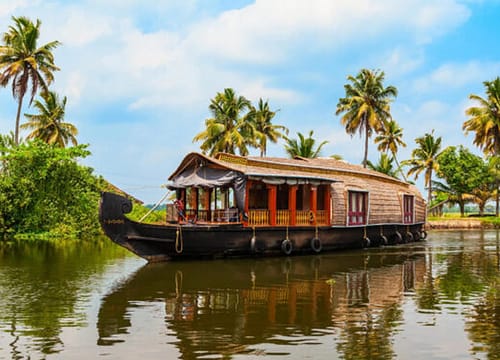 Kerala with houseboat stay