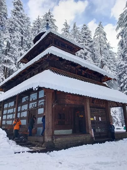 Hidimba temple in Manali